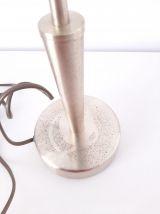 Pied de lampe de chevet en métal doré