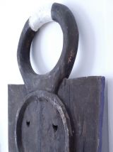 Masque Baoulé lunaire ou masque kplé kplé à cornes