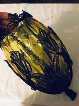 Suspension ambre et fer