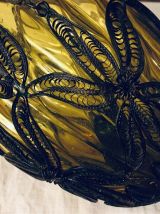 Suspension ambre et fer