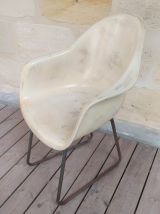 Lot de 6 fauteuils coque résine style Eames