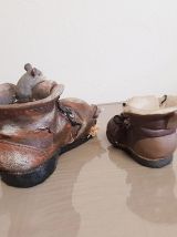 Sabots vintage décoratifs lot de 2 ( ref K4)