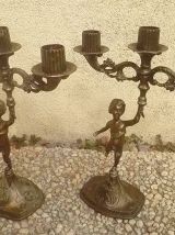 chandeliers  chérubins  ,  vintage