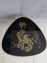 Porte plante triangulaire, tripode pieds compas