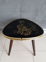 Porte plante triangulaire, tripode pieds compas