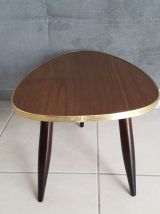Porte plante vintage formica,table d appoint, guéridon