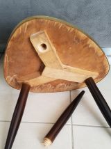 Porte plante vintage formica,table d appoint, guéridon