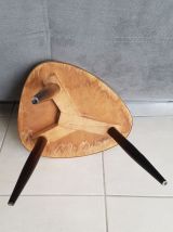 Porte plante vintage formica,table d appoint, guéridon