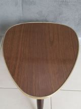 Porte plante vintage formica,table d appoint, guéridon