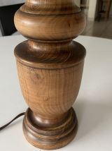 Lampe en bois années 70
