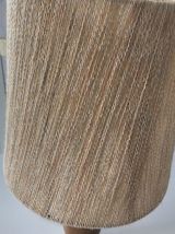 Lampe en bois années 70