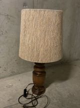 Lampe en bois années 70