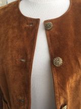 VESTE CUIR VINTAGE
