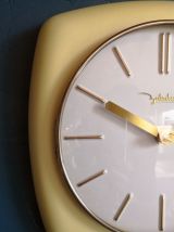 Horloge vintage céramique pendule silencieuse carrée Zalmtag