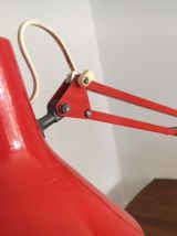 Lampe architecte de bureau orange, 85cm, 1970