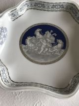 Coffret et plateau en porcelaine anglaise