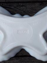 vide poche papillon en opaline opalescent avon