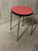 Tabouret en formica années 70
