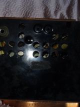 Téléphone de collection en cuivre laiton et bakélite
