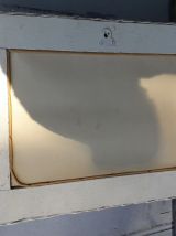 miroir osier blanc 41 x 30 cm