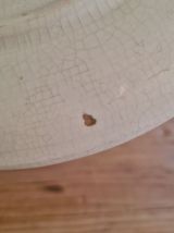 lot de 2 assiettes faience craquelée Bassano peintes main