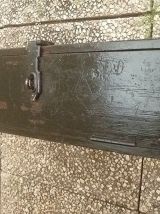  caisse en bois ,noire