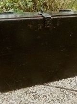  caisse en bois ,noire