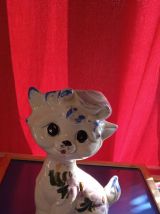 joli vase en barbotine italie signé 