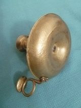 bougeoir laiton avec poignée, vintage