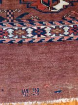 Tapis ancien Turkmène Yomud fait main, 1B601