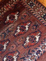 Tapis ancien Turkmène Yomud fait main, 1B601