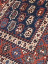 Tapis ancien Caucasien Kazak fait main, 1B665