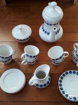 Service à café vintage en céramique allemande