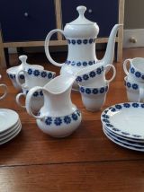 Service à café vintage en céramique allemande