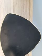 Porte plante vintage,tripode, guéridon noir 