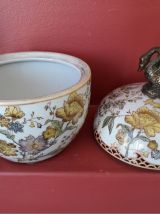 Céramique ancienne motif floral