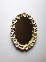 Miroir en céramique des années 50