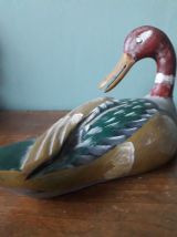 Ancien canard décoratif en bois