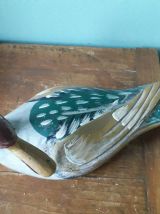 Ancien canard décoratif en bois