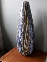Grand vase vintage signé