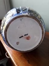 Grand vase vintage signé