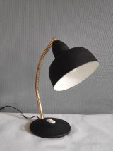 lampe de bureau cocotte noire et dorée