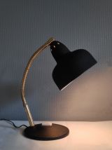 lampe de bureau cocotte noire et dorée