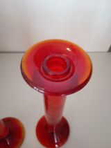 bougeoirs en  cristal 