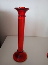 bougeoirs en  cristal 