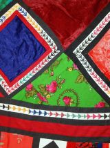 Tapis vintage Ouzbek Suzani fait main, 1C46