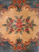 Tapis vintage Ouzbek Suzani fait main, 1C46