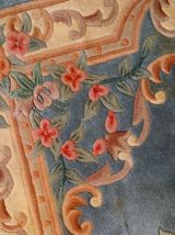 Tapis vintage Ouzbek Suzani fait main, 1C46