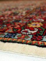 Tapis ancien Indien Indo-Mahal fait main, 1C274