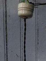 suspension tulipe verre opaque